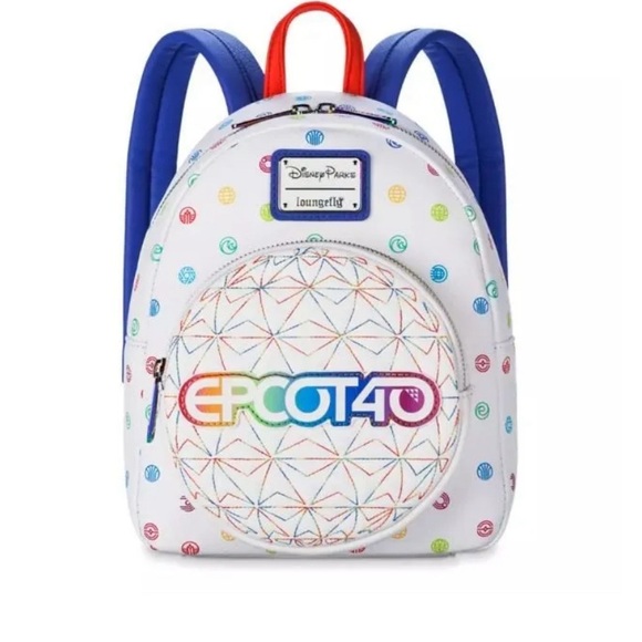 Disney Parks EPCOT 40th Anniversary Loungefly Backpack (NEW WITH TAG)